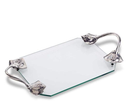 Vagabond House Glass Tray Stingray Handles