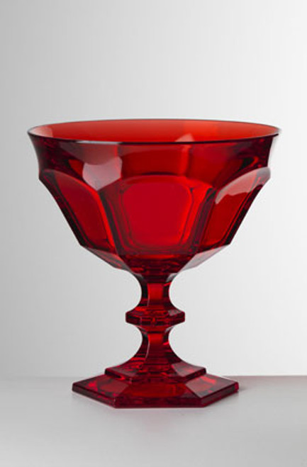 Mario Luca Giusti Victoria Acrylic Footed Coupe Red