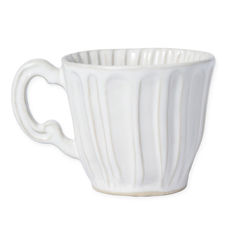 Vietri Incanto Stone White Stripe Mug