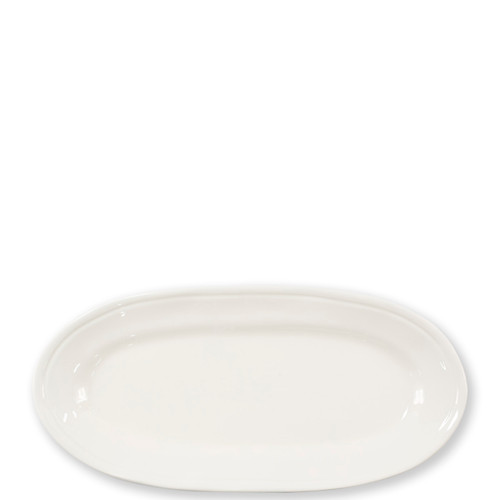 Vietri Fresh Linen Narrow Oval Platter