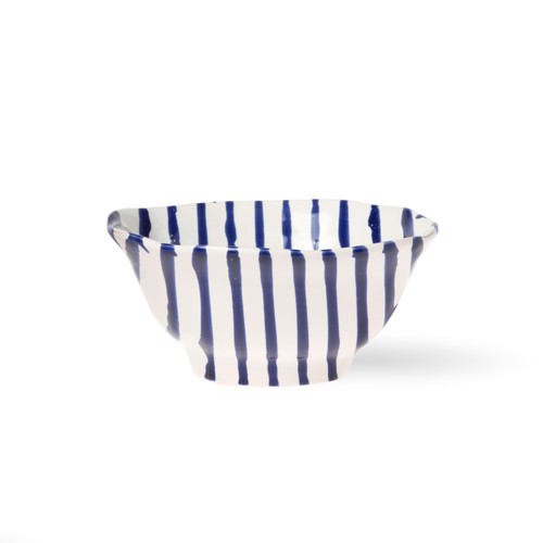 Vietri Net & Stripe Stripe Berry Bowl