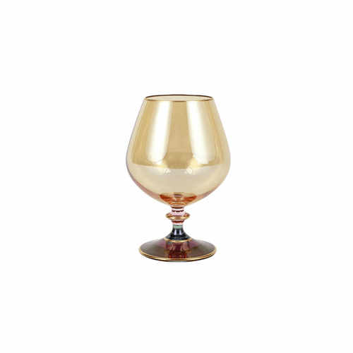 Vietri Regalia Deco Purple Brandy Snifter