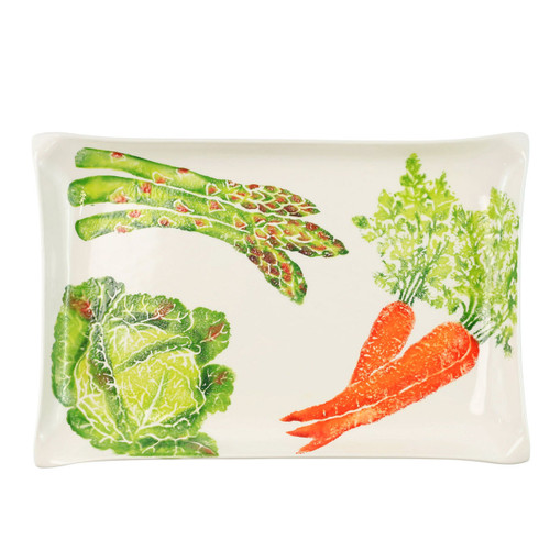 Vietri Spring Vegetables Rectangular Platter
