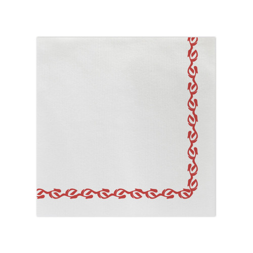 Vietri Papersoft Napkins Florentine Red Dinner Napkins (Pack of 20)