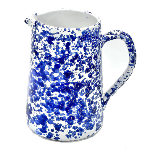 Abigails Pitcher Cobalt & White Speckles