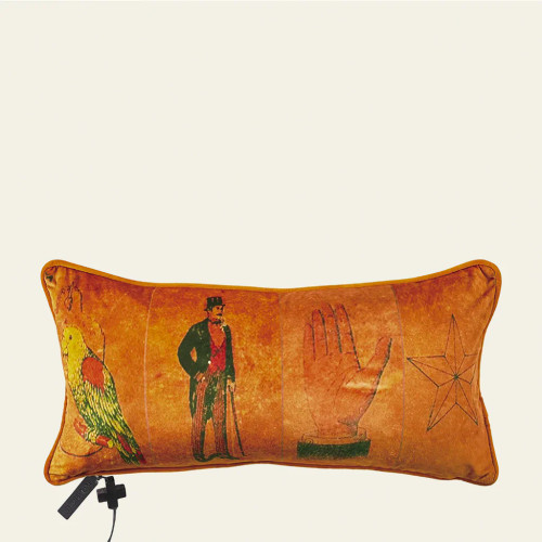 Jan Barboglio El Caballero Pillow Orange Limited Quantity