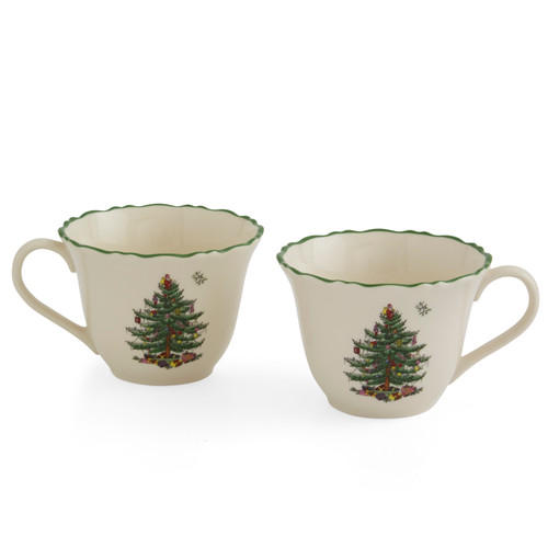 Spode Christmas Tree Set of 2 Punch Cups