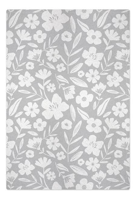 Mukitchen Jacquard Dish Towel - Gray Floral