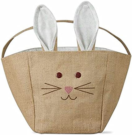 Tag Large Jute Bunny Basket