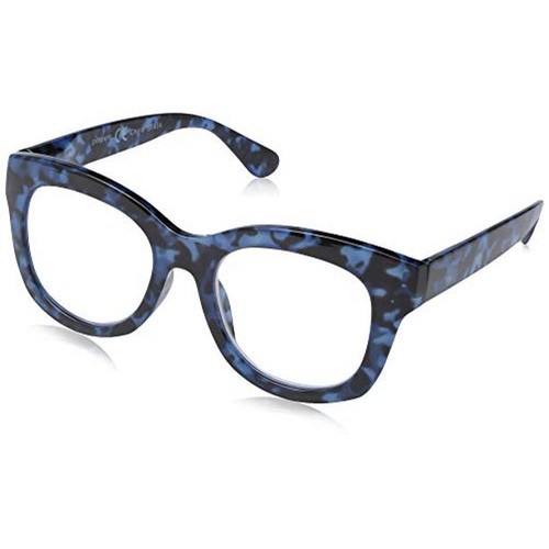 Peepers Reading Glasses Center Stage Focus Navy Tortoise Blue Blocker