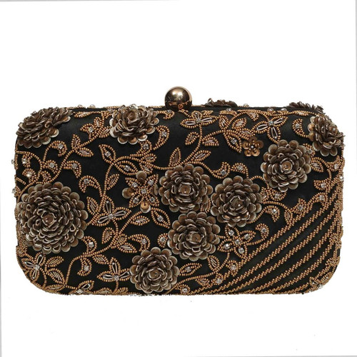 Tiana Designs Box Bag Black/Gold