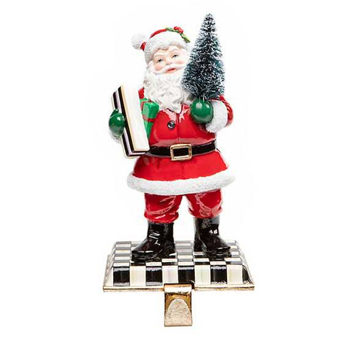 MacKenzie Childs Nostalgia Santa Stocking Hook