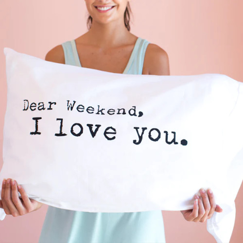 Faceplant Weekend Love Standard Pillow Case