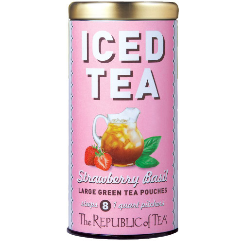 Republic Of Tea Organic Strawberry Basil Iced Tea