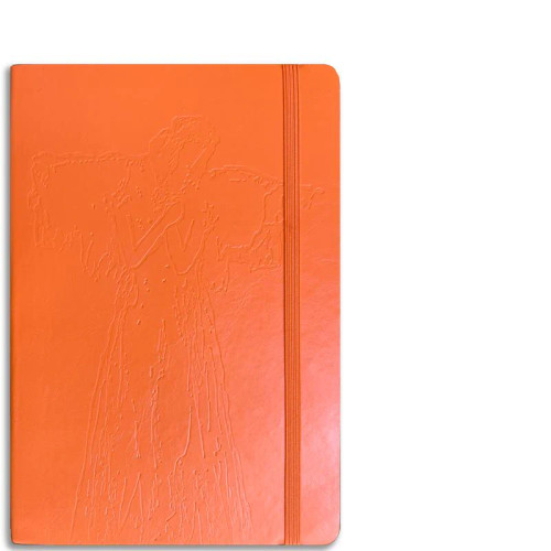 Anne Neilson Orange Debossed Journal (256 Ruled Pages)