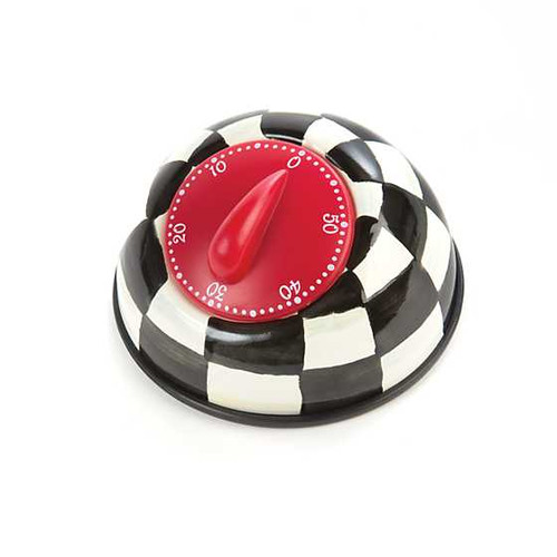 MacKenzie Childs Courtly Check Kitchen Timer