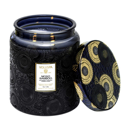 Voluspa Moso Bamboo 44oz Luxe Jar Candle