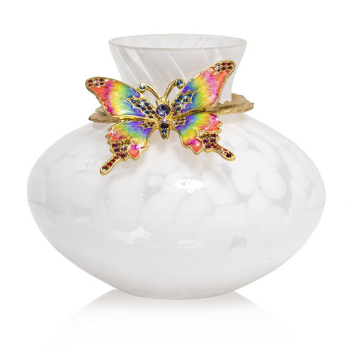 Jay Strongwater Butterfly Vase