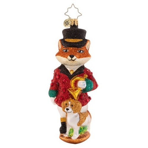 Christopher Radko Festive Fox Ornament