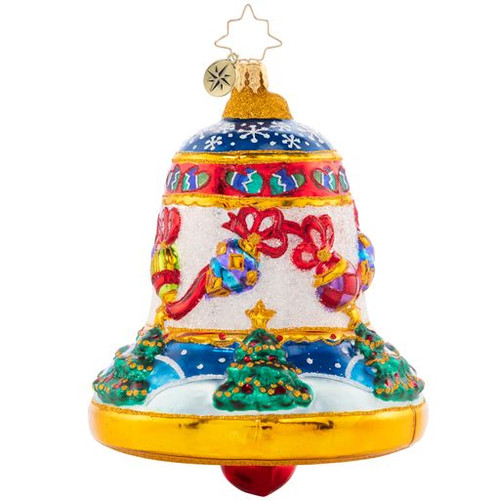 Christopher Radko Well Decorated Bell Ornament