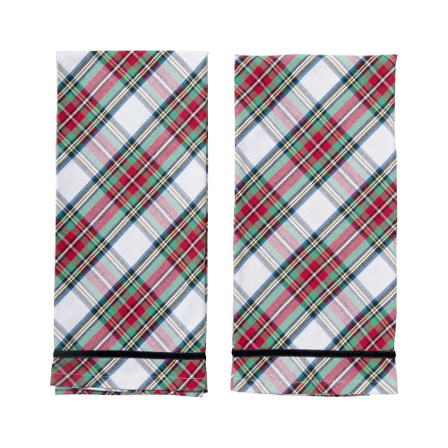 Juliska Stewart Tartan Kitchen Towel Set 2