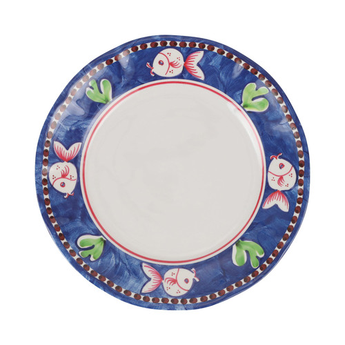 Vietri Melamine Campagna Pesce Dinner Plate