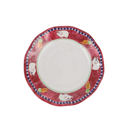 Vietri Melamine Campagna Porco Salad Plate