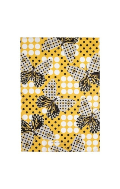 MacKenzie Childs Spot On Butterfly Dish Towel