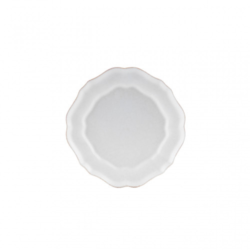 Casafina Impressions Salad Plate - White with Gold Rim - Set of 6