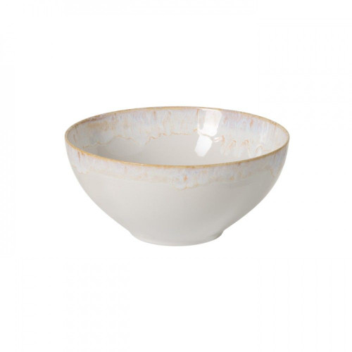 Casafina Taormina Serving Bowl 9 inch - White with Gold Rim