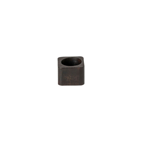 Costa Nova Napkin Rings Set of 4 Square - Dark Wood (Napkin Ring Collection)
