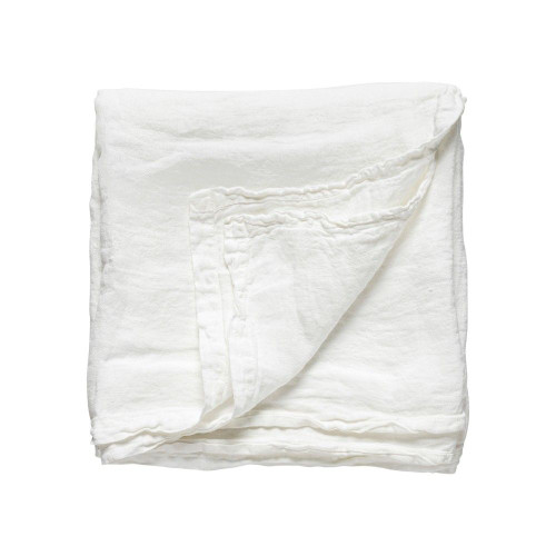 Costa Nova Table Cloth 100% Linen - White (Maria)