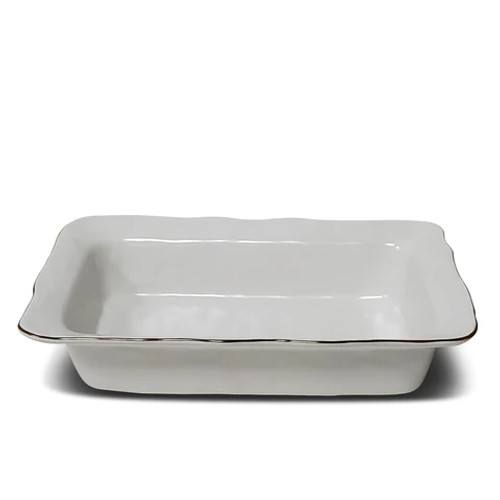 Skyros Designs Cantaria Large Rectangular Baker - Matte White