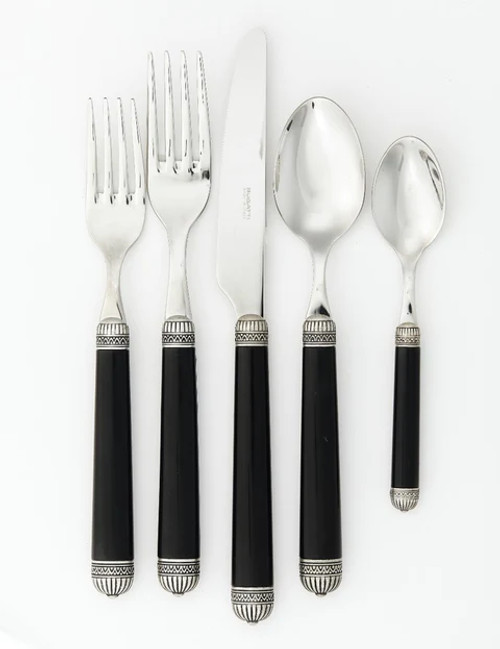 Skyros Designs Nazare Flatware 5 Pc Setting Black