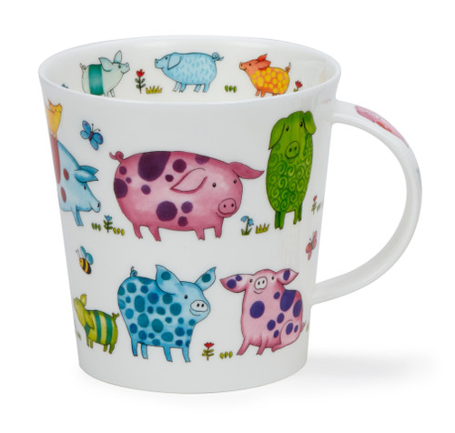 Dunoon Cairngorm Bright Bunch Mug - Pig