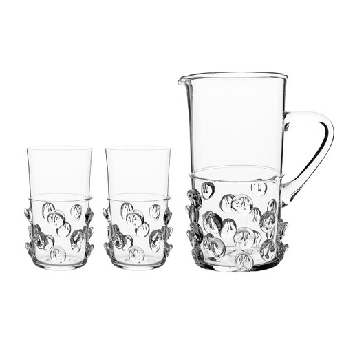 Juliska Florence Pitcher & Highball 3pc Set