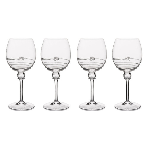 Juliska Amalia Full Body White Wine Glass Set/4