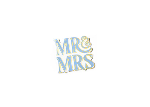 Happy Everything Blue Mr. and Mrs. Mini Attachment