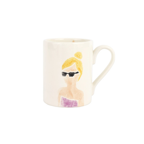 Vietri Riviera Sunglasses Mug