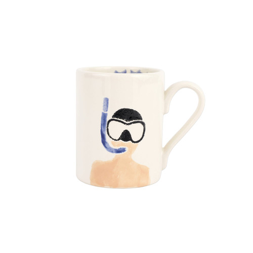 Vietri Riviera Scuba Mug