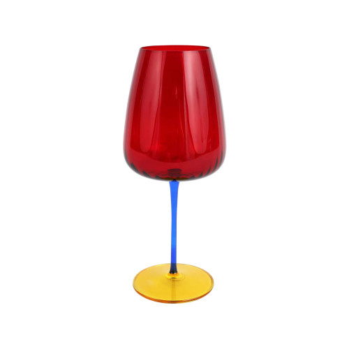 Vietri Pompidou Red Wine Glass