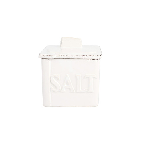 Vietri Lastra White Salt Cellar