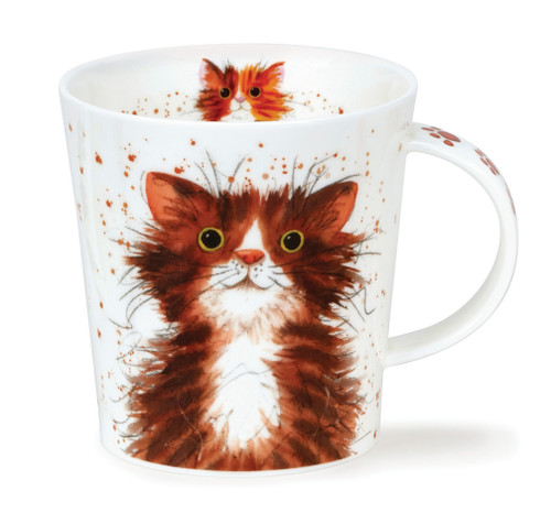 Dunoon Lomond Catter Splatter Tabby Cat Mug