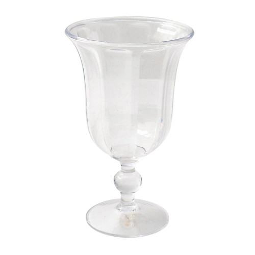 Caspari Acrylic Flared Water Glass Clear Tall               
