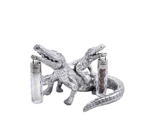 Arthur Court Alligator Hanging Salt & Pepper