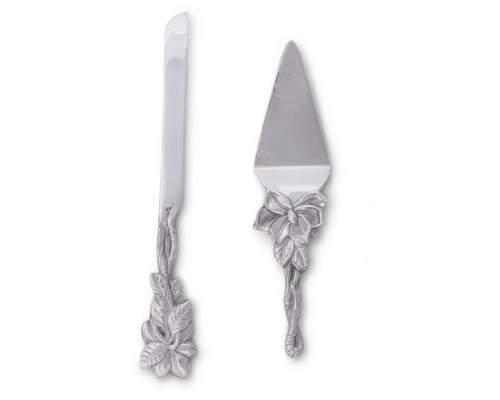 Arthur Court Magnolia Cake Servers Set / 2