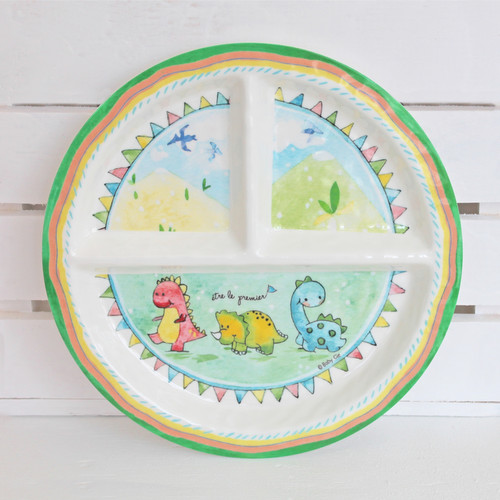 Baby Cie Be The Leader Round Sectioned Plate