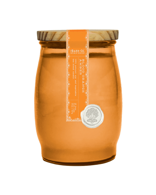 Barr Co Barrel Glass Candle - Blood Orange Amber
