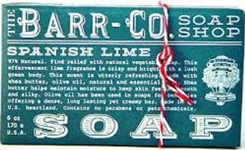 Barr-Co. Soap Shop 6 oz Spanish Lime Bar Soap