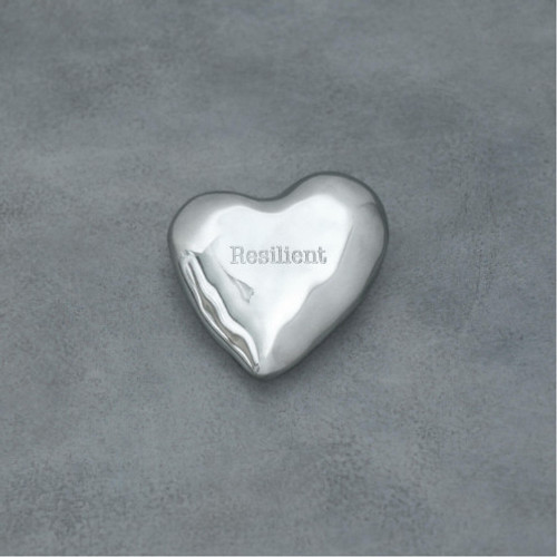 Beatriz Ball Giftables Engraved Heart Paperweight - Resilient
